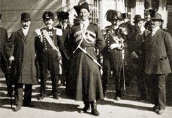 Visita dello Zar Nicola II a Vittorio Emanuele III a Racconigi, 1909