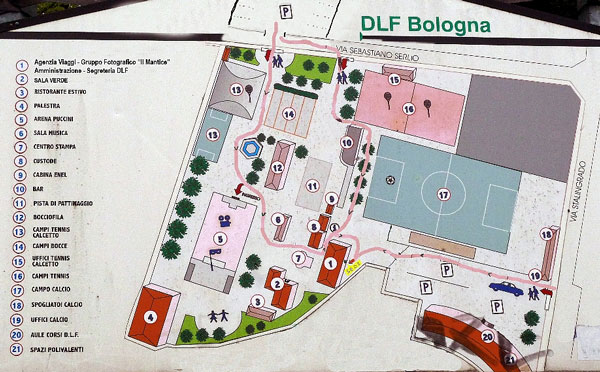 Mappa del Parco DLF