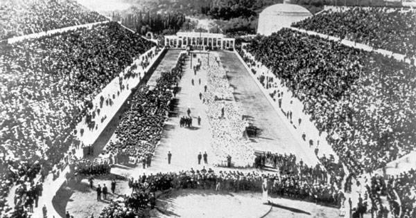Prima Olimpiade moderna tenutasi a Atene dal 6 al 15 aprile 1896