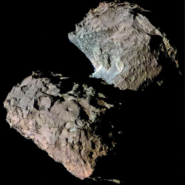 Cometa 67P/Churyumov-Gerasimenko, meta della missione Rosetta