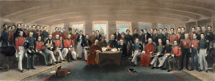 29 agosto 1842: la firma del trattato di Nanchino termina la prima guerra dell'oppio