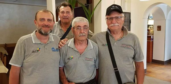 Squadra di pescatori del DLF Piacenza