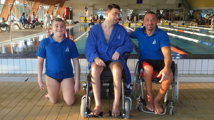 Nuotatori del Gruppo Disabili DLF Bologna