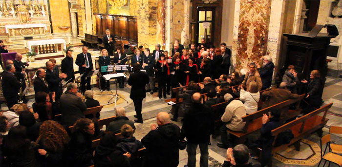 Roma, sabato 22 dicembre 2018, ore 20.30 - Nella splendida cornice della chiesa di San Luigi dei Francesi, a Roma, verrà eseguito l’atteso “Concerto di Natale” della Banda Musicale e del Coro Polifonico del DLF Roma