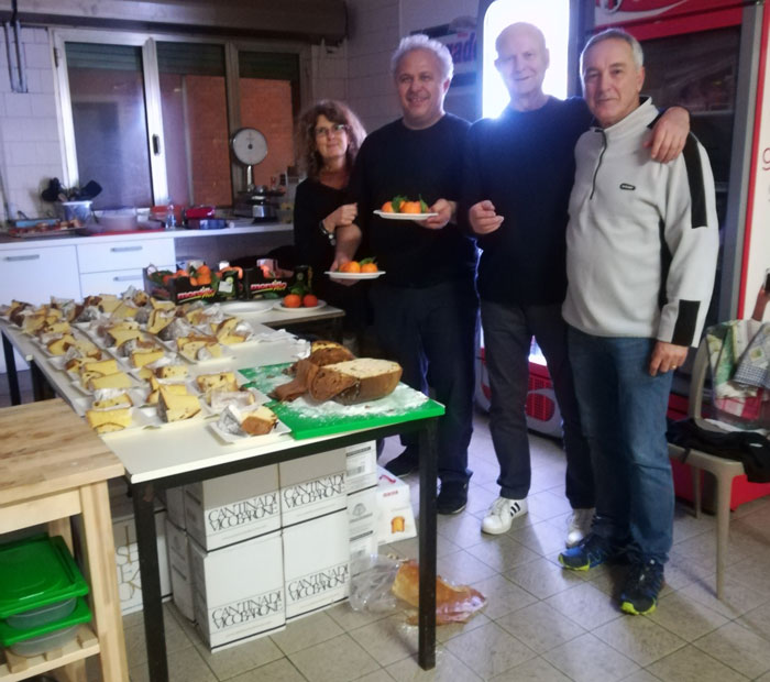 Lo Staff DLF Piacenza alla cena di solidarietà sabato 7 dicembre 2019 