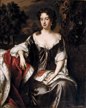 Anna Stuart (Londra, 6 febbraio 1665 - Londra, 1 agosto 1714) divenne regina di Inghilterra, Scozia e Irlanda l'8 marzo 1702
