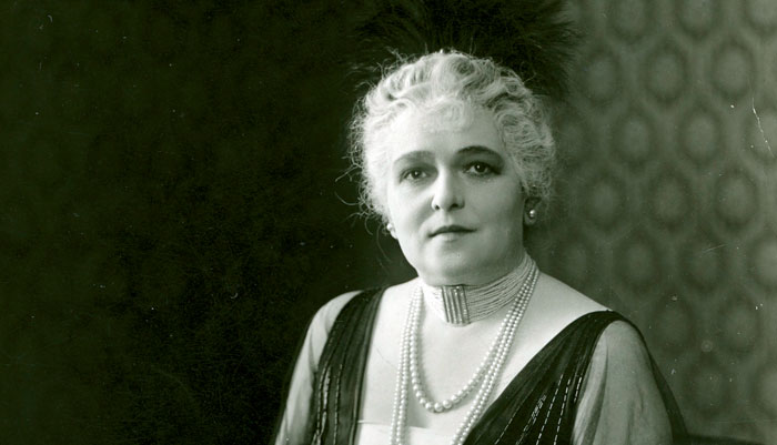 Karin Swanström, attrice, regista, produttrice, grande interprete del film (Svezia, 13 giugno 1873 - morta nel 1942)