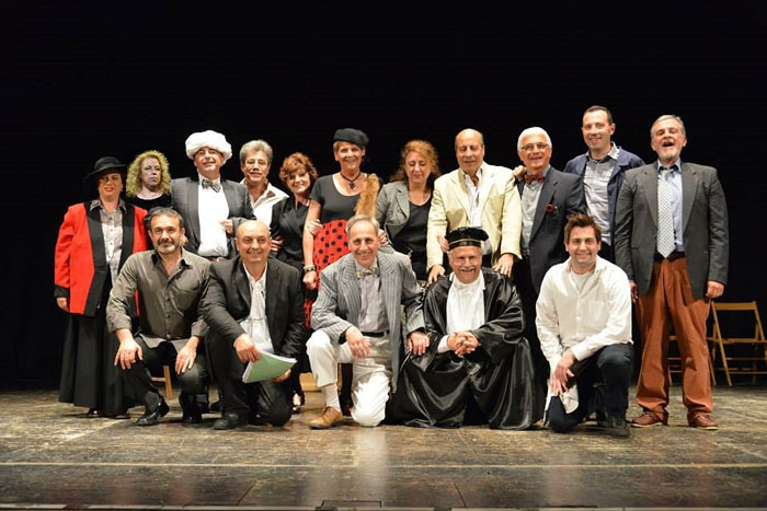 Compagnia Teatrale “TROPPOLAVORO FERROVIARIO” del DLF Cecina