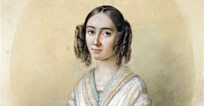 Fanny Cäcilie Mendelssohn ritratta dal marito Wilhelm Hensel