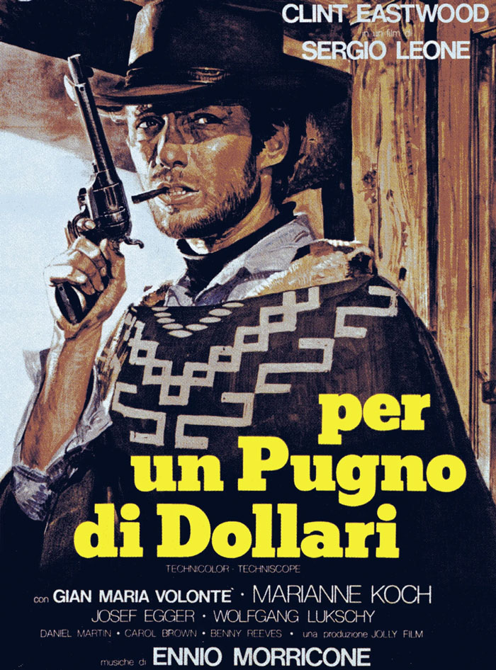 PER UN PUGNO DI DOLLARI (Italia, Spagna, Germania Ovest, 1964), regia di Bob Robertson (Sergio Leone)