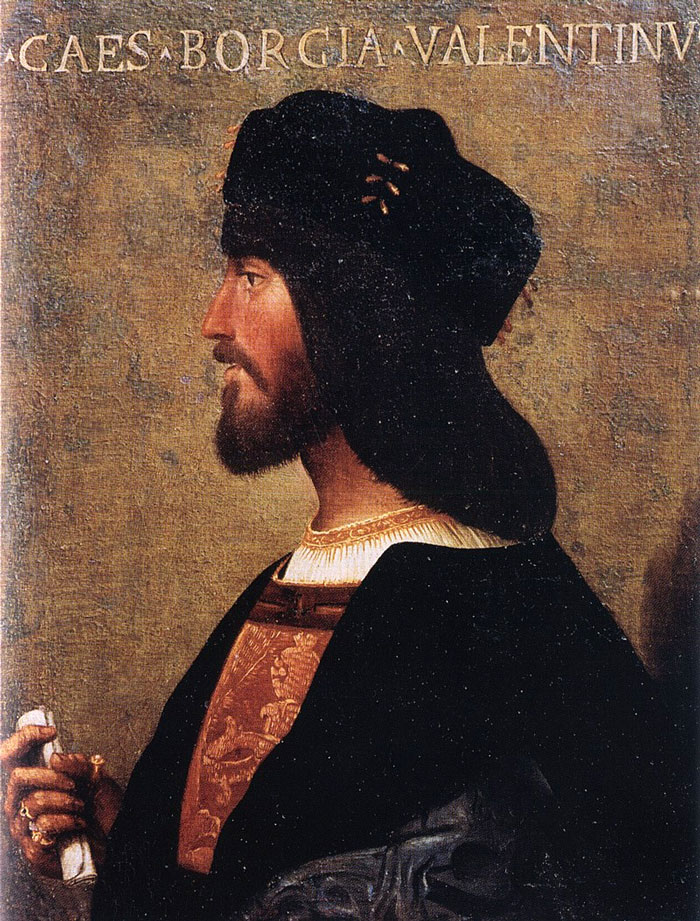 Cesare Borgia in una possibile copia da Bartolomeo Veneto