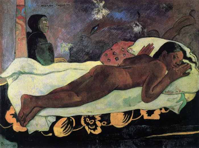 Paul Gauguin, Lo spettro su di lei (Manao Tupapau), 1892