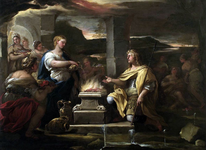 Luca Giordano (1632-1705), Ulisse e Calipso
