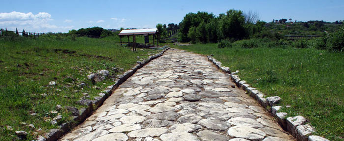 Zona archeologica di VIA NOMENTUM/ERETUM a Monterotondo (RM)
