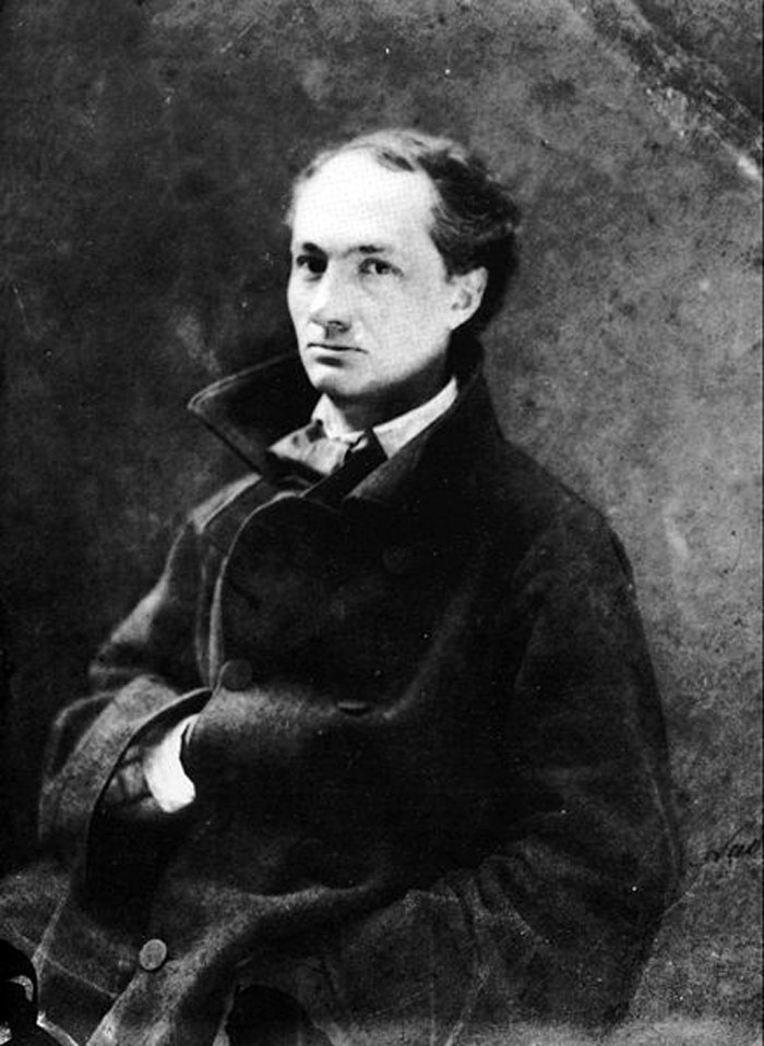 Charles Baudelaire ritratto da Felix Nadar
