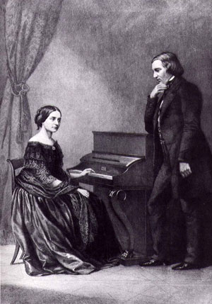Clara Schumann e Johannes Brahms
