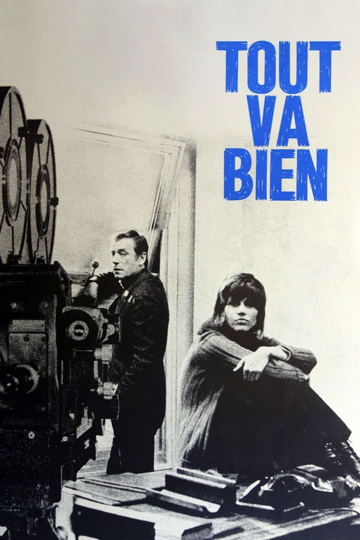 TOUT VA BIEN (Crepa padrone, tutto va bene, Francia-Italia, 1971), regia Jean-Luc Godard, Jean-Pierre Gorin