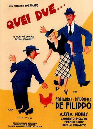 QUEI DUE (Italia, 1935), regia di Gennaro Righelli