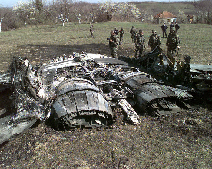 MiG-29 jugoslavo abbattuto in Bosnia