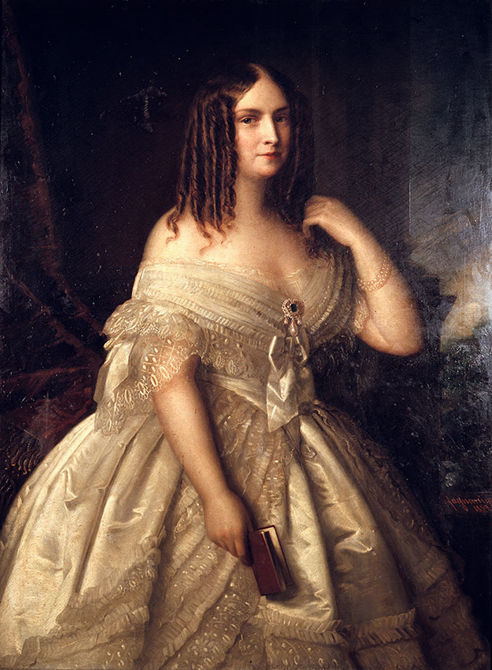 G. Fagnani, Ritratto di Teresa Gamba Guiccioli, 1859