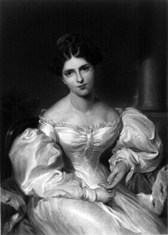 Fanny Kemble nel 1833, dipinta da Thomas Sully nei panni di Bianca