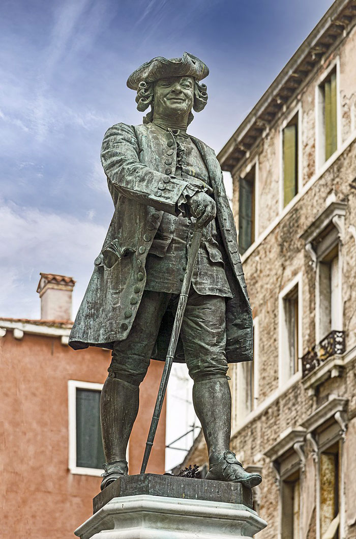 Monumento a Carlo Goldoni in Campo San Bartolomeo, Venezia