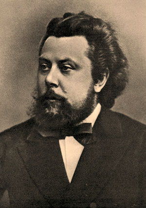 Modest Musorgskij nel 1870, poco dopo la fine della composizione della prima versione del Boris Godunov