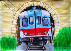 "Prendo il treno e vengo da te". CONCORSO per dipinti artistici a soggetto, dedicati alla rappresentazione di scene ambientate in treno