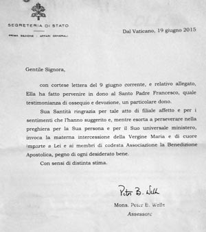 Da qualche giorno il DLF Genova ha un nuovo iscritto… E che iscritto! Si tratta nientemeno che di Papa Francesco… 