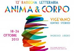 12esima edizione della Rassegna Letteraria Città di Vigevano (PV), dal 18 al 26 ottobre 2013 