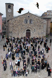 Primo raduno nazionale delle befane e dei befani a Fornovo di Taro in provincia di Parma