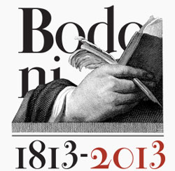 “Bodoni Principe dei tipografi nell’Europa dei Lumi e di Napoleone”, Parma, dal 5 ottobre 2013 al 12 gennaio 2014