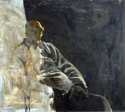 Carlo Mattioli, Autoritratto al chiaro di luna, 1971