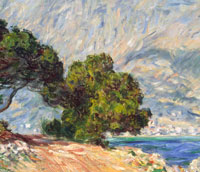 Claude Monet, Cap Martin vicino Mentone (particolare), 1884