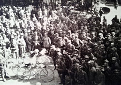 Ignoto, Il battaglione volontari ciclisti e automobilisti, 1915