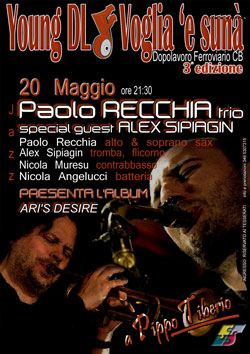 PAOLO RECCHIA trio - jazz music