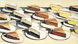 Wayne Thiebaud, Pies Pies Pies, 1961