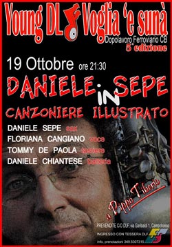 Daniele Sepe in: CANZONIERE ILLUSTRATO, Campobasso, venerdì 19 ottobre 2012, ore 21.30