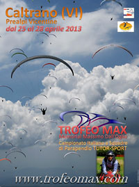 Per il volo in parapendio, a Caltrano (Vicenza), nasce il Trofeo Max, dedicato a Massimo Dall'Oglio