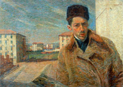 Umberto Boccioni, Autoritratto, 1908
